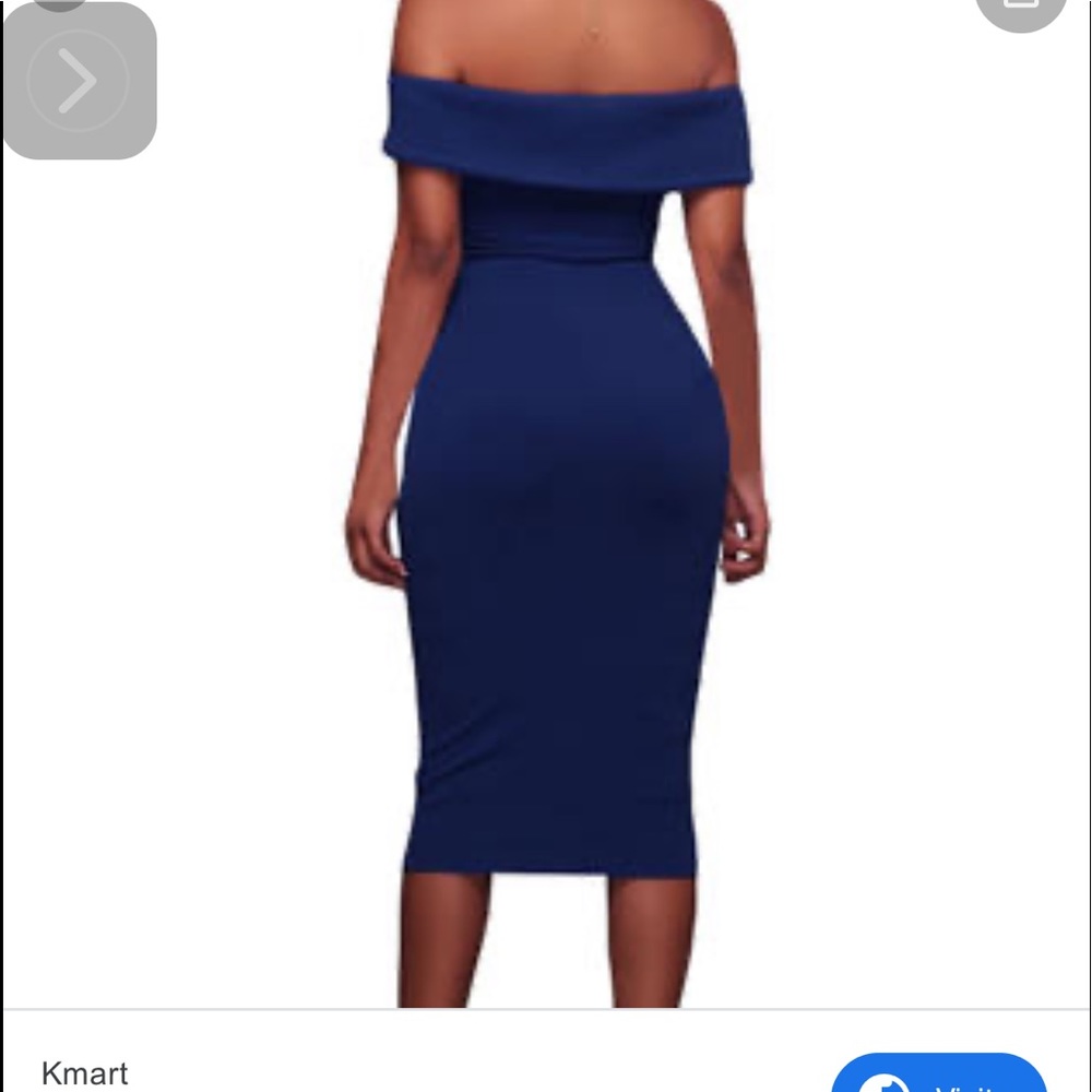 Blue versatile shoulder midi - Picture 2 of 9